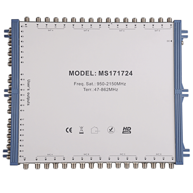 Cascade Satellite Multiswitch MS171724